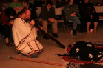 AJ plays didgeridoo