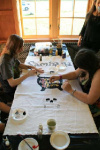 Grove folk making artwork