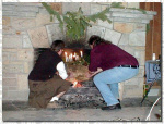 Burning the Yule Log