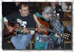 Bards playing guitars