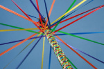 The Maypole Being Tied