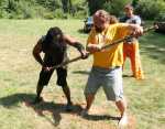 Lughnassadh Games: Staff Wrestling