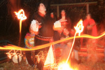 Ian makes an offering